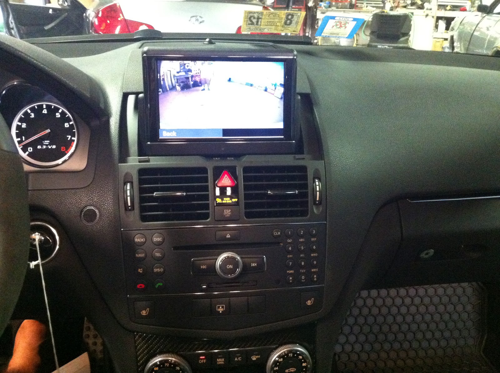 Hurleys Auto Audio: Mercedes C63 AMG for Back-Up Camera