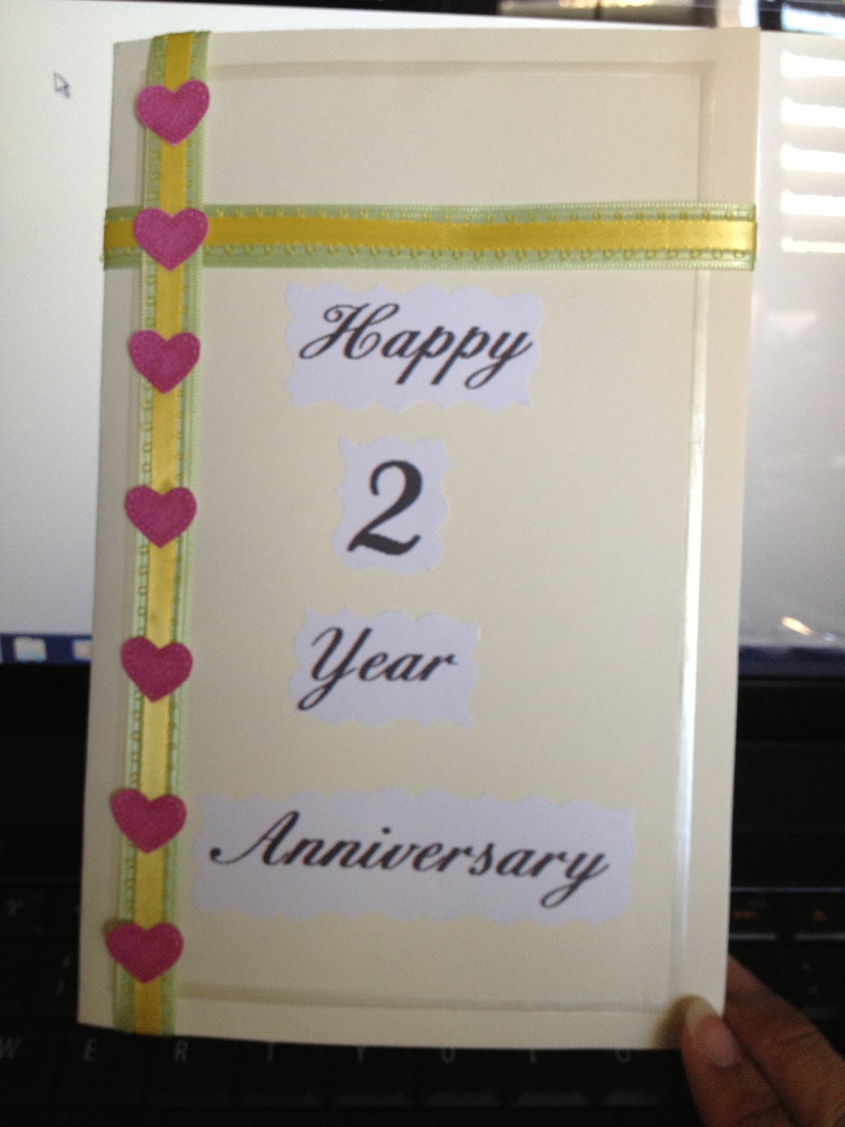 simply me diy anniversary card