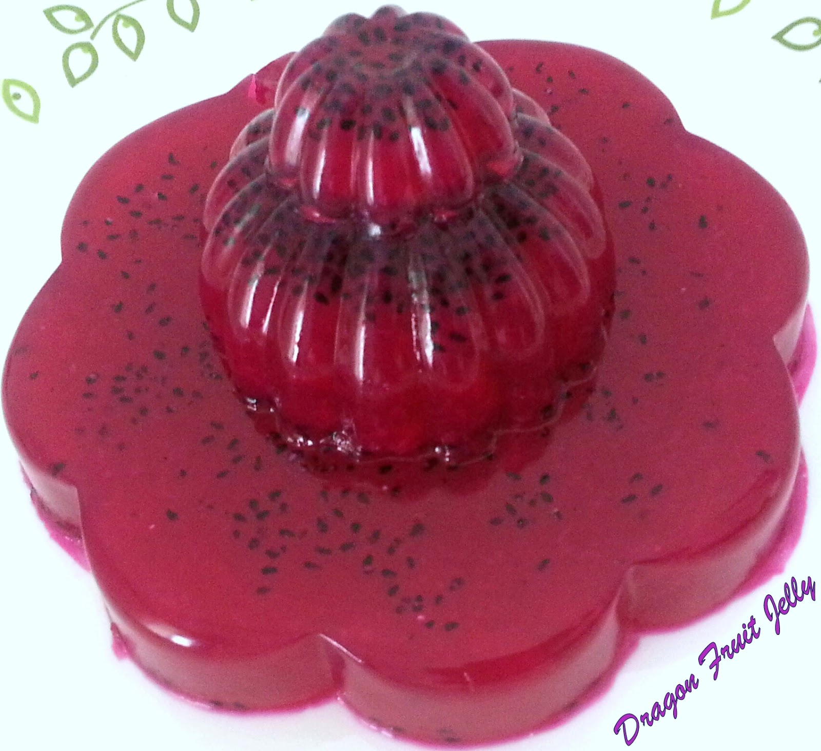 Annapurna Dragon Fruit Jelly with Agar Agar / Vegan Recipe