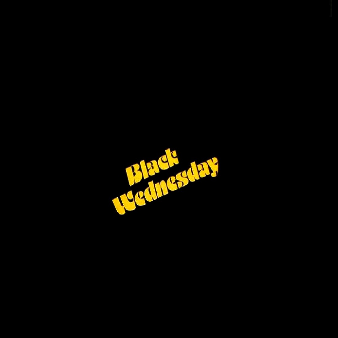 Black wed. Венздей 1979. Black Wednesday. Черные подкрадули Wednesday. Wednesday - Paint it Black картинки.