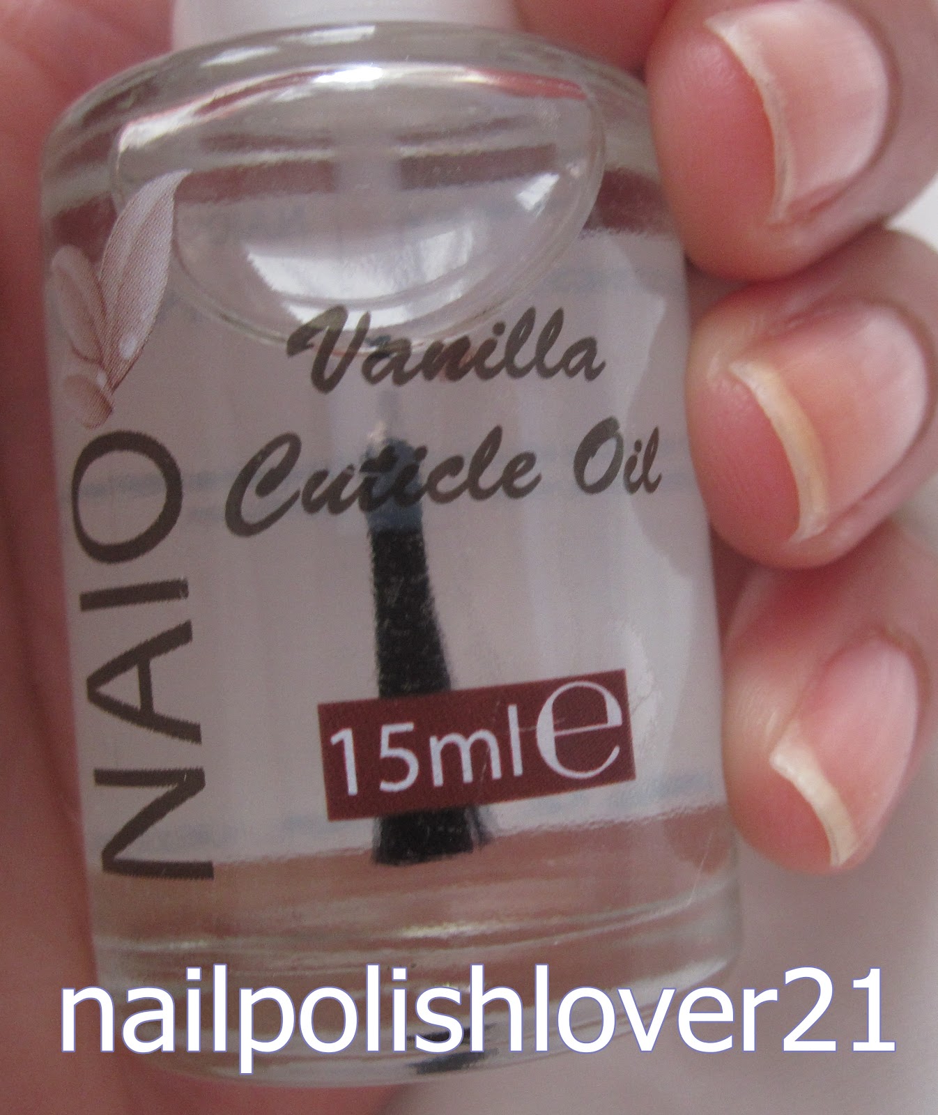 Nail Polish Reviews + Swatches! Naio Vanilla Cuticle Oil Review