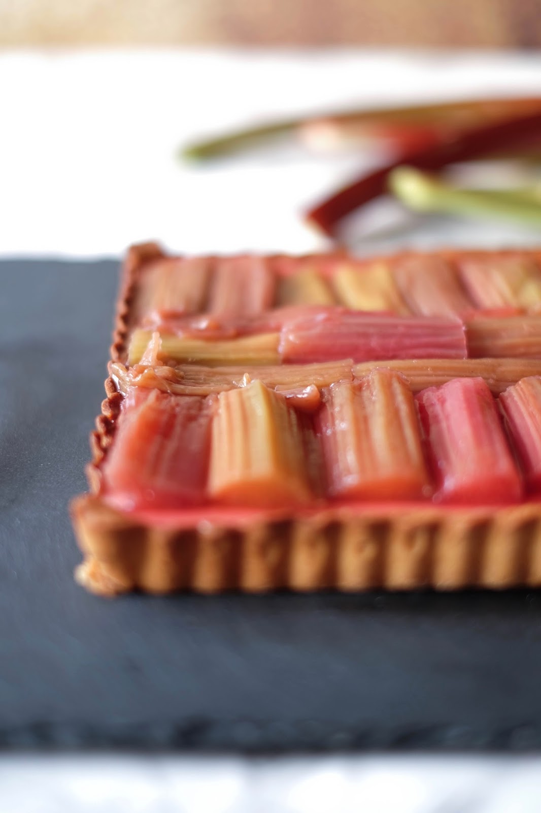 Panna Cotta Tarte mit Rhabarber | Marion&amp;#39;s Kaffeeklatsch