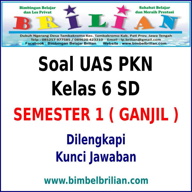 Soal Ulangan Harian Pkn Kls 6 Semester 1 Bab 3