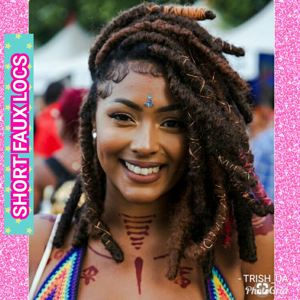 Short Faux Locs