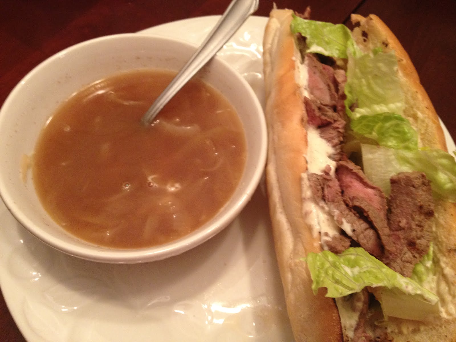Kimmie's Cooking Something Beef and Horseradish Sauce Sandwich