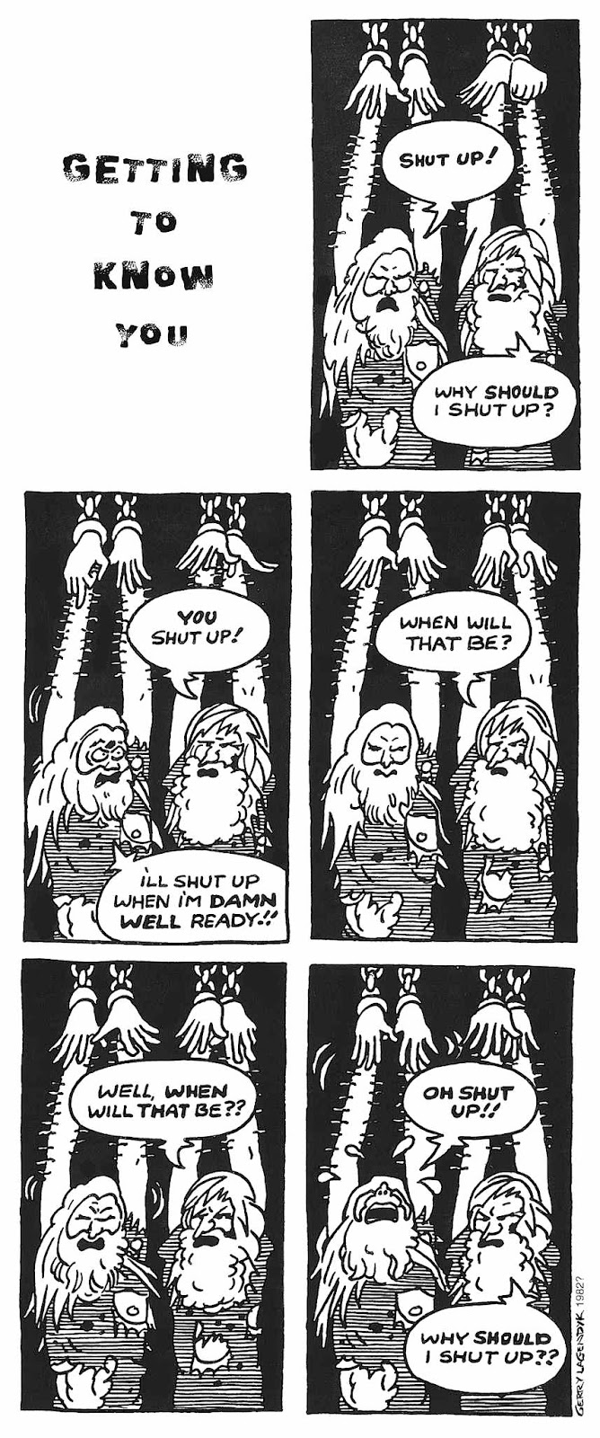 Getting to Know You Getting to Know You, a dungeon cartoon