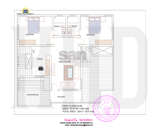 First floor plan