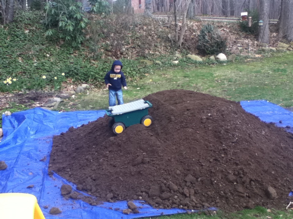 Hrach Garden Hauling Dirt.