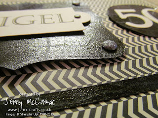 Faux Leather using Stampin' Up! products