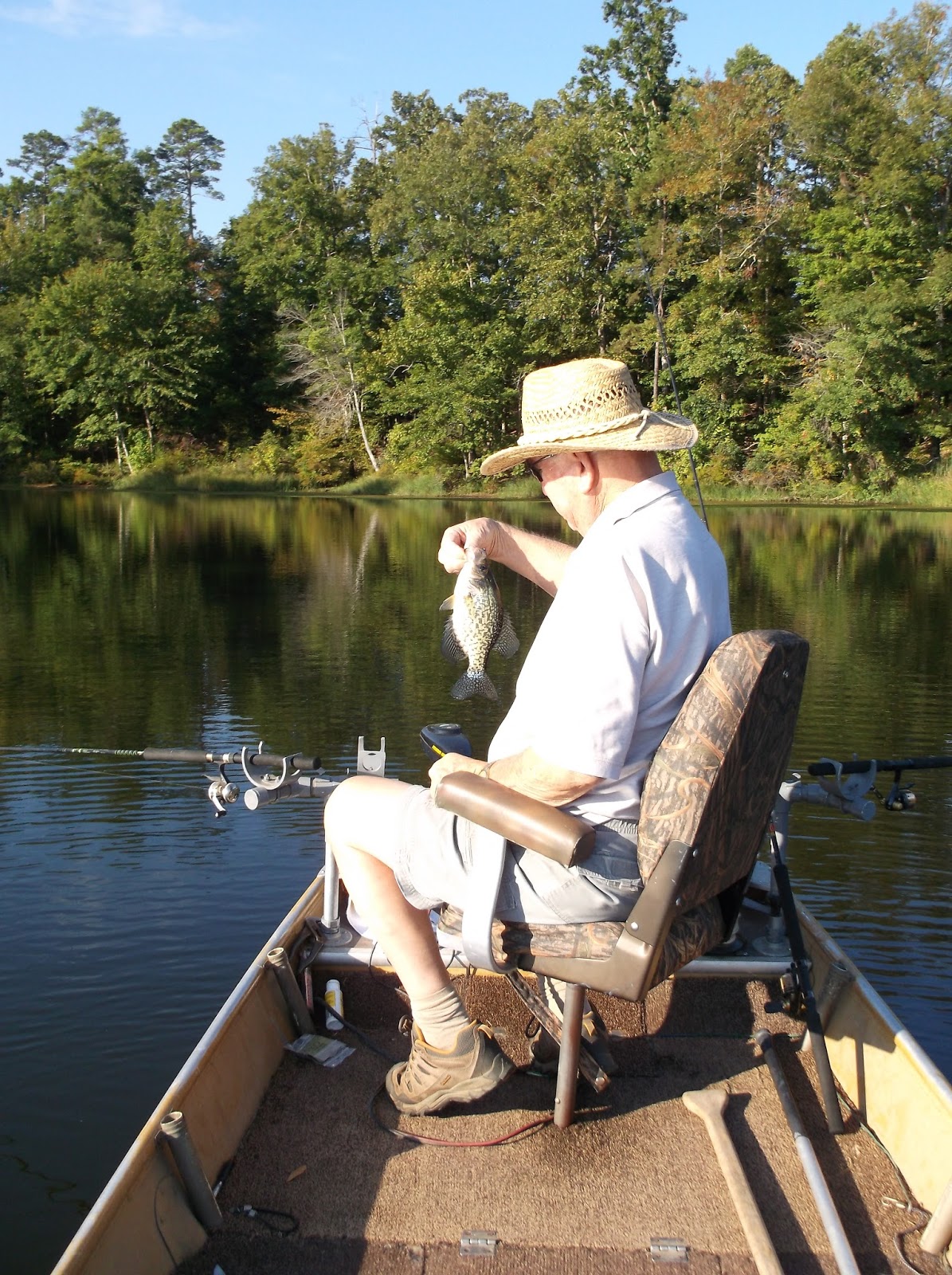 Fishing Through Life Landing Crappie in the Summer Months