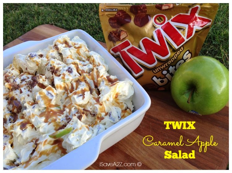 No Bake Twix Caramel Apple Salad Girls Dishes