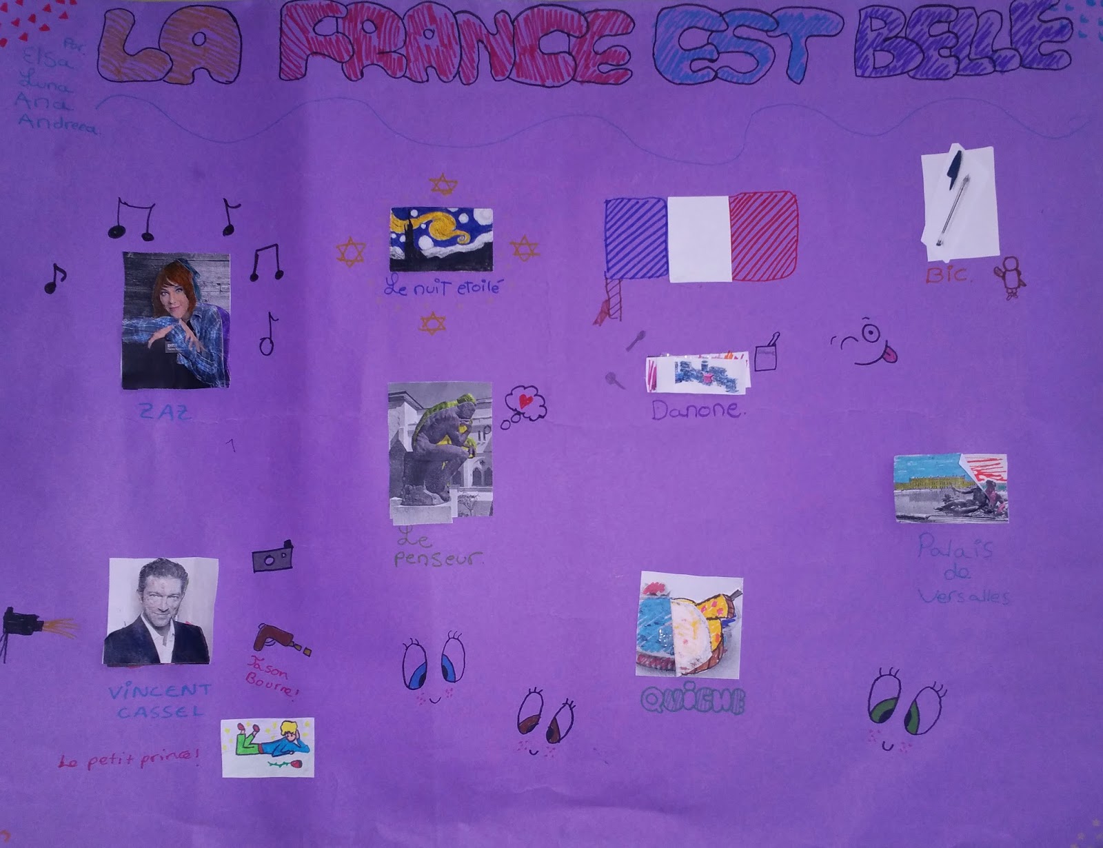 L'atelier FLE 1ºA ESO La France c'est...