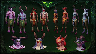 Demon Hunters are elves that are obssessed with fighting against the Burning Legion