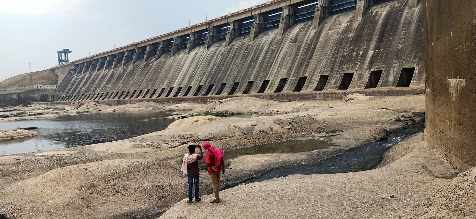 The world largest dam Hirakud dam