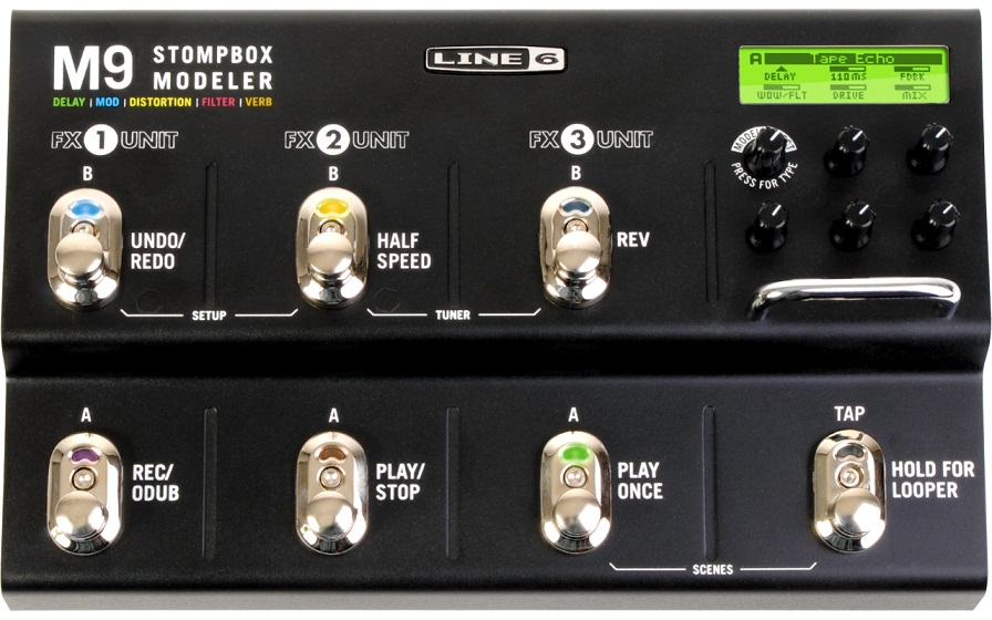 JL Guitar Collection Line 6 Guitar Effects M9 Stompbox Modeler