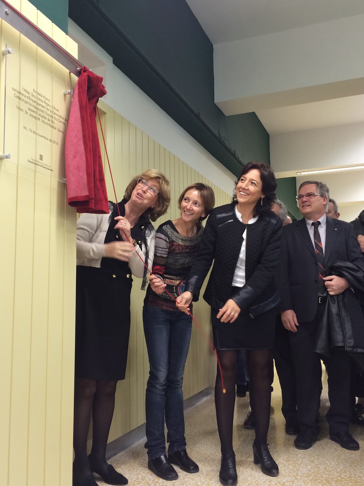 La consellera d’Educació, Irene Rigau ha inaugurat l’Escola Centre