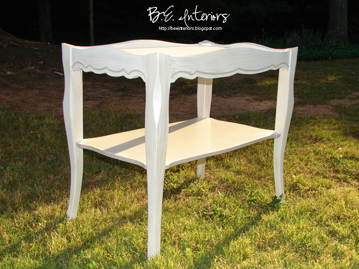 B.E. Interiors French Accent Table Reveal