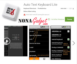 Review Auto Text Keyboard Lite Fire Keys