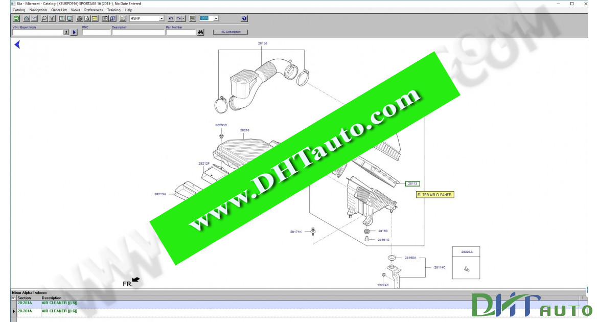 KIA MICROCAT EPC [01.2018] Automotive Library