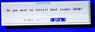 do you want to install boot loader grub