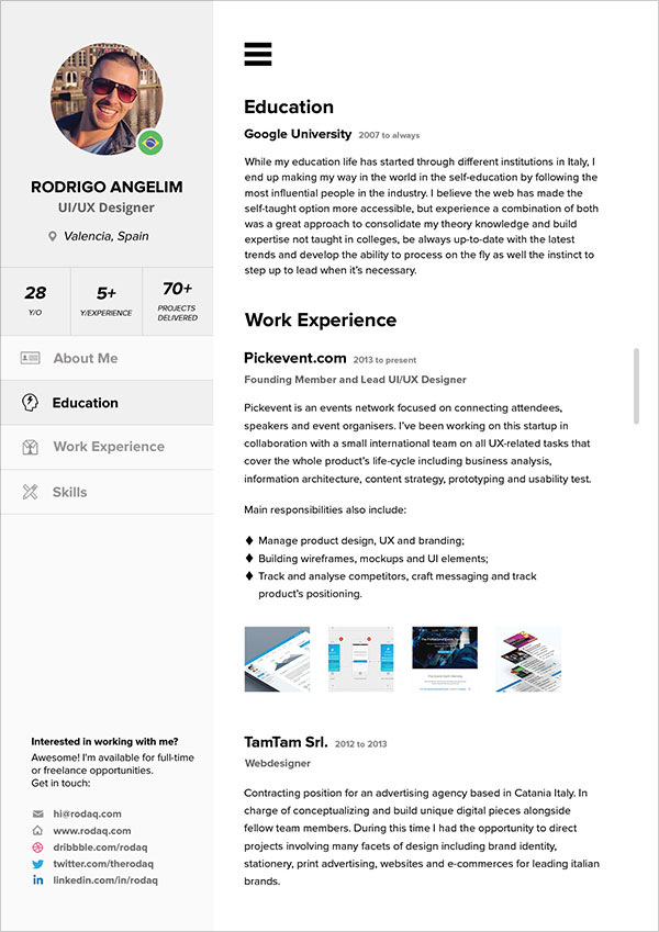 free cv downloads in word format