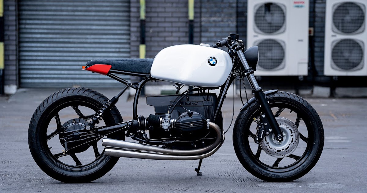 БМВ r100 Custom на пляже обои