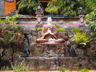 Buddha Statue In The Yard Brahmavihara Arama