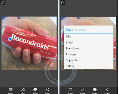 editing foto koca cola android