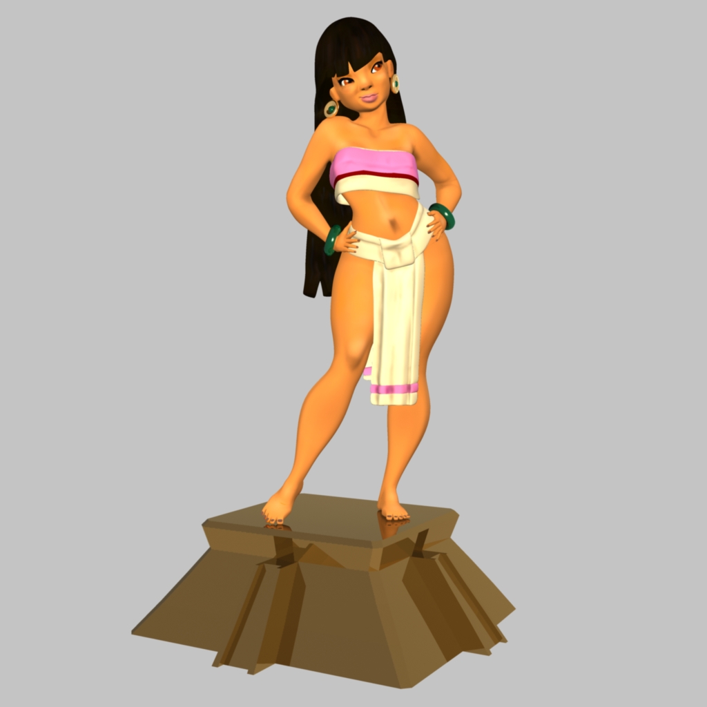 Art - O - Cam: Chel (Maya and Zbrush) Summer project 1.