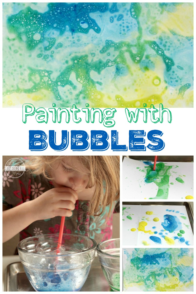 Foam Bubble Painting