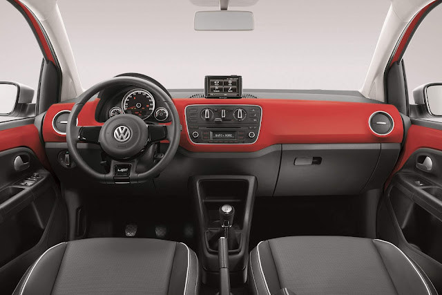 Volkswagen up! TSI Turbo - Red-up!  - interior