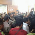 Aksi Unras HMI Subang,Beringas Memaksa Masuk  Ruang Rapat Bupati