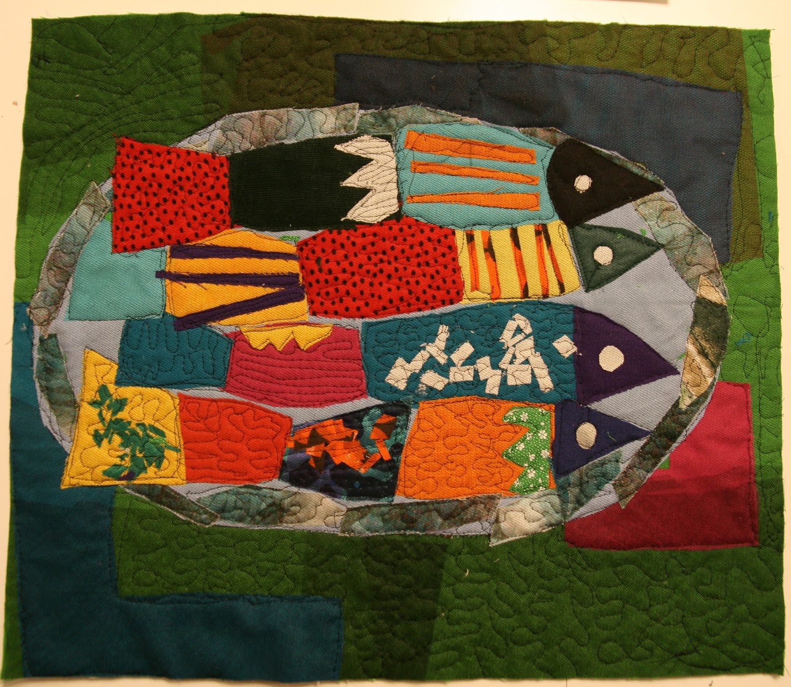 Patchworki Anny Sławińskiej: Szyjemy obrazki metodą konfetti