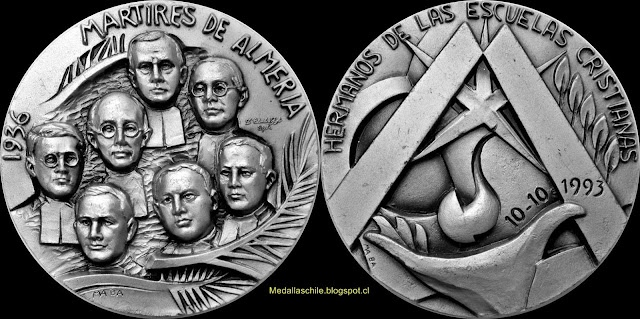 Medalla a los Mártires  de Almeria HERMANOS DE LAS ESCUELAS CRISTIANAS