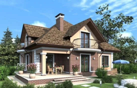 desain rumah rumah eropa sederhana
