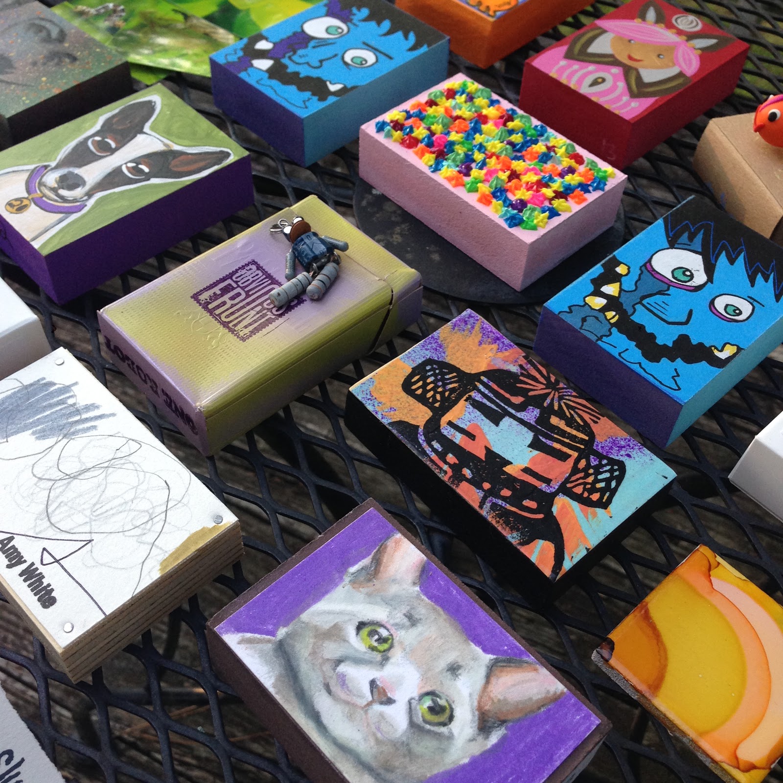 Sketchbook blog Special Art Treasures from Artomat Swap Meet