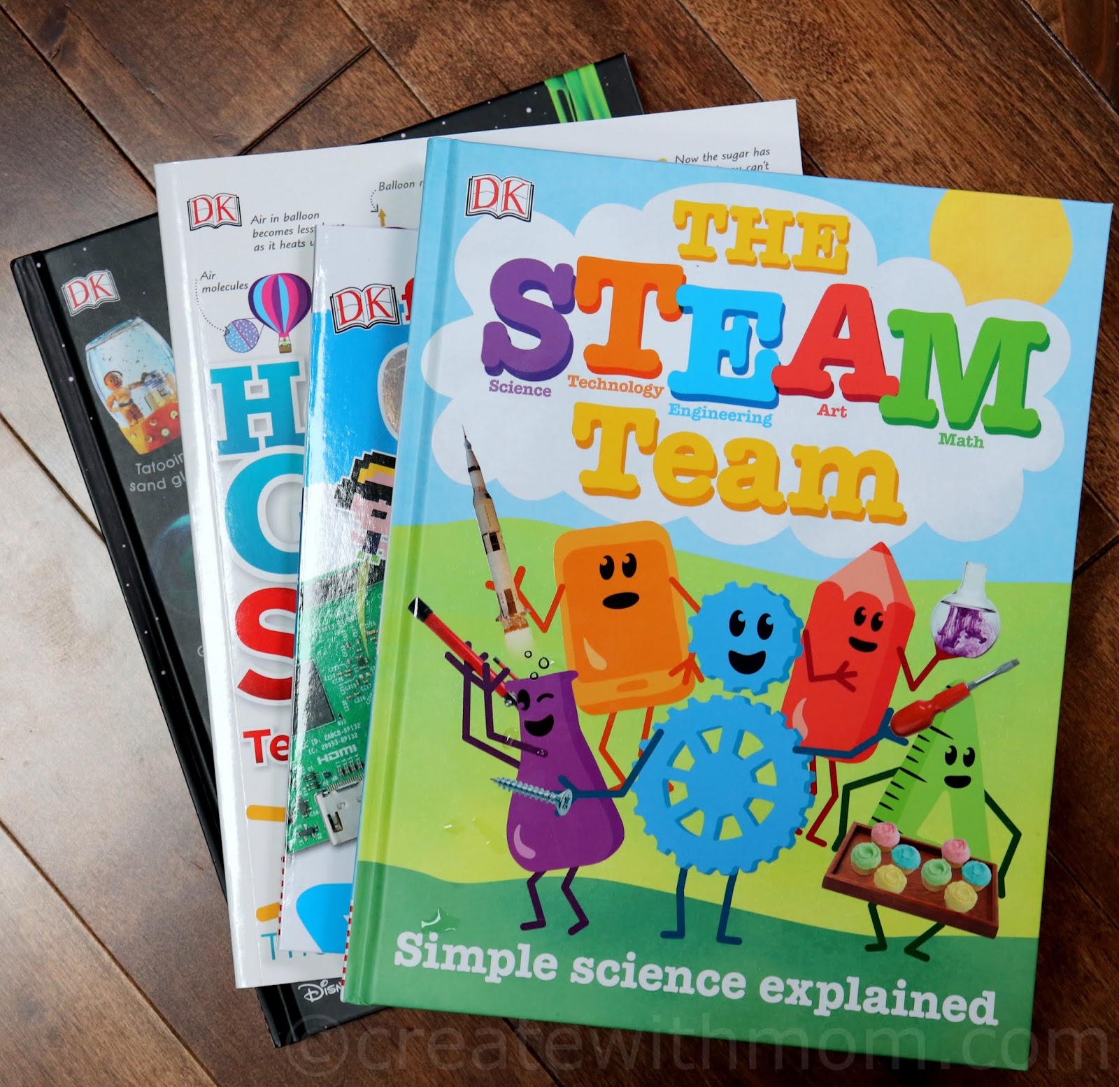 Create With Mom Learning by reading and doing activities on these