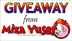 "1st Giveaway from Miza Yusof.com"
