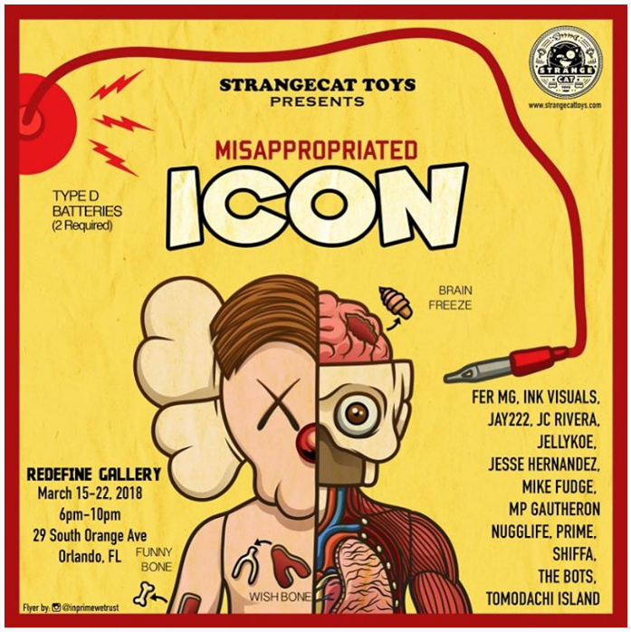 Previews for MISAPPROPRIATED ICON Group Custom Show by Strangecat Toys @  Redefine Gallery (Opens March 15)