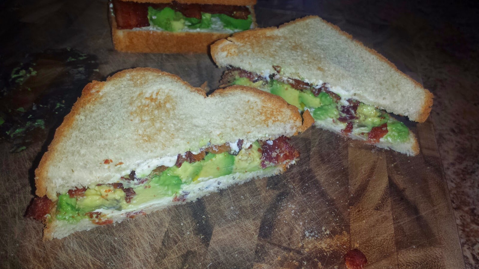Rebecca's Amazing Creations The G.A.B. Sandwich (Goat Cheese, Avocado