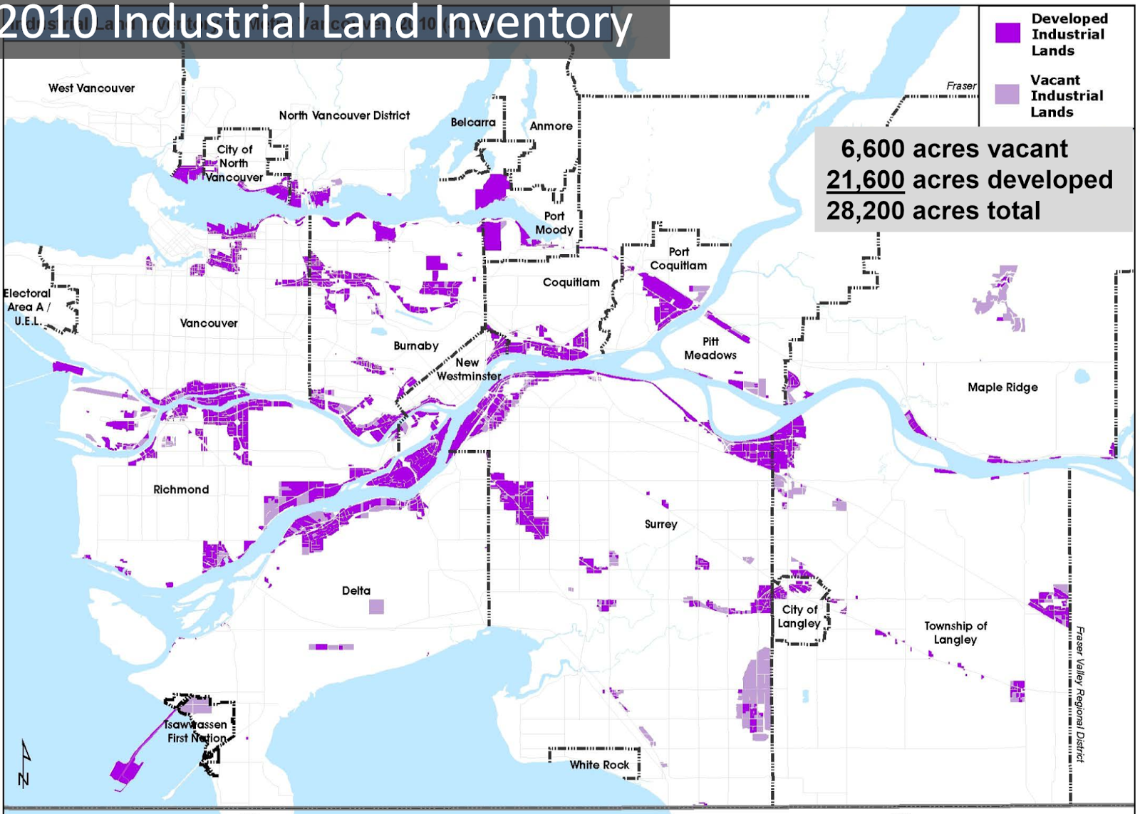 The South Fraser Blog Metro Vancouver's industrial land base is shrinking as demand rises
