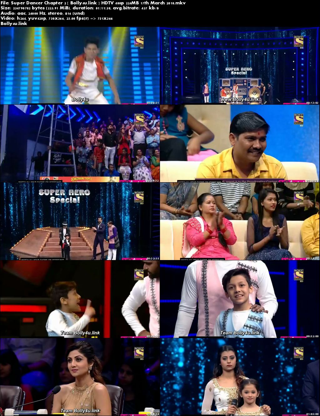 Super Dancer Chapter 2 HDTV 480p 200MB 17 March 2018 Download