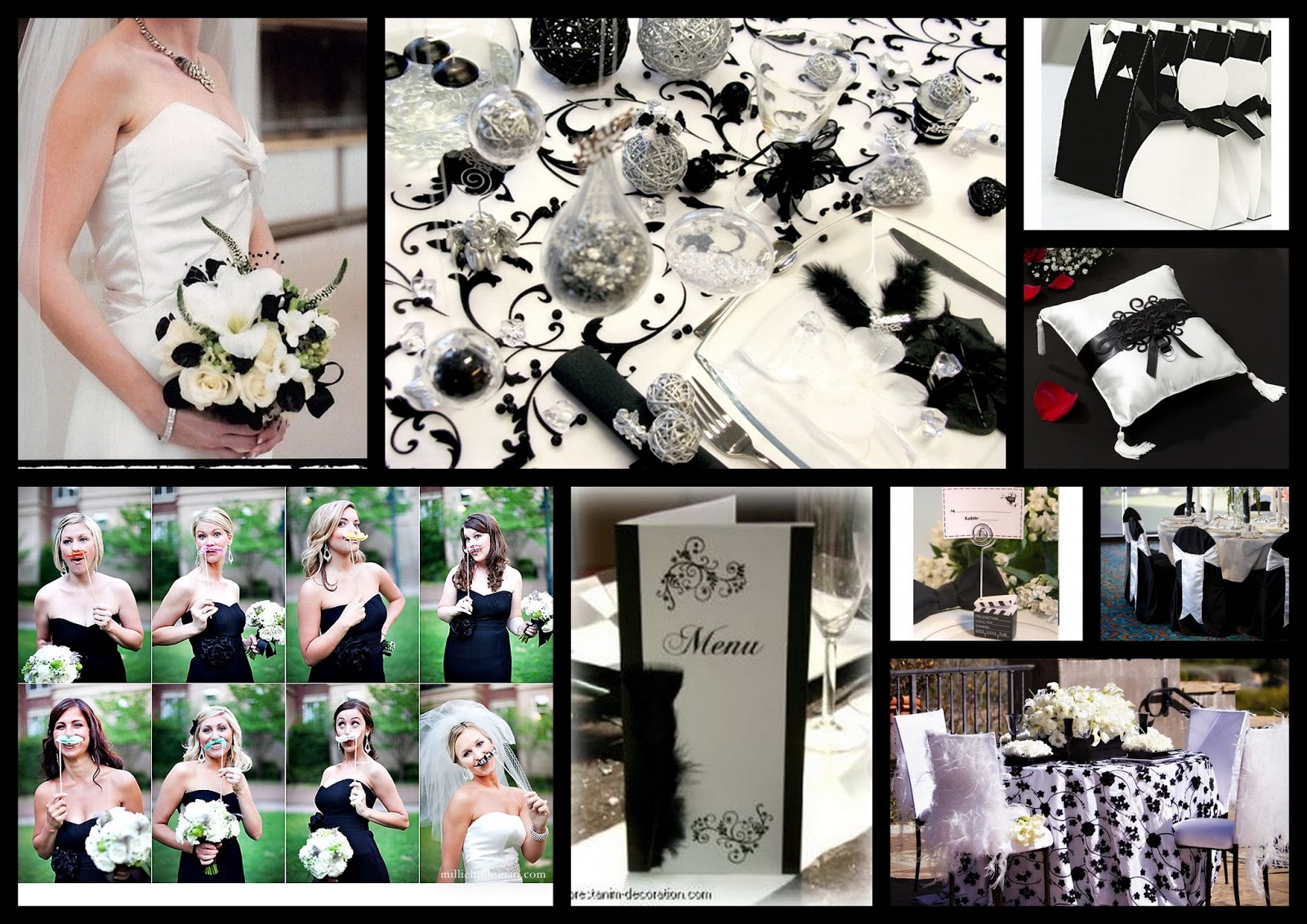 Around the wedding: Robe de mari?�e noire