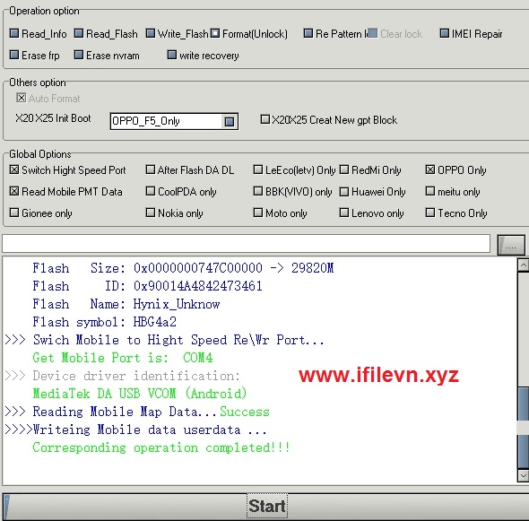 Oppo A83 Test Point Unlock Tool