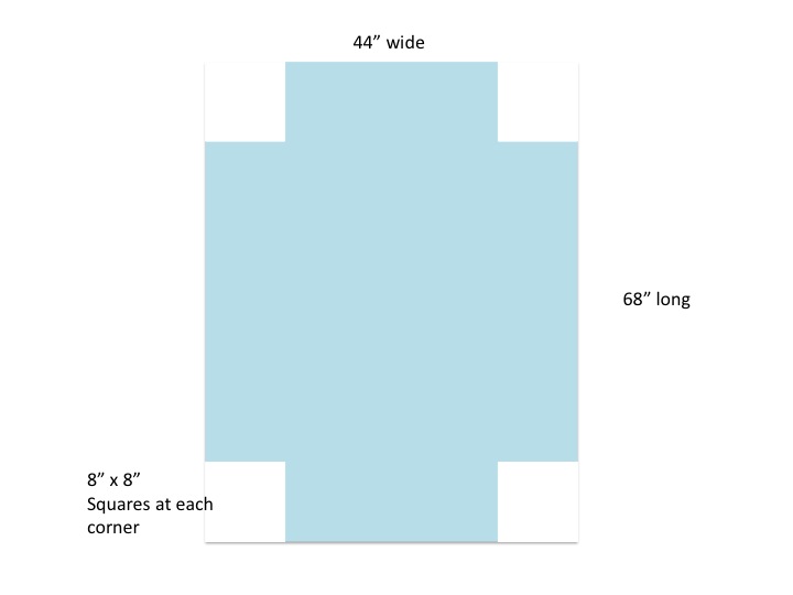 Our House DIY Make your own fitted crib sheet