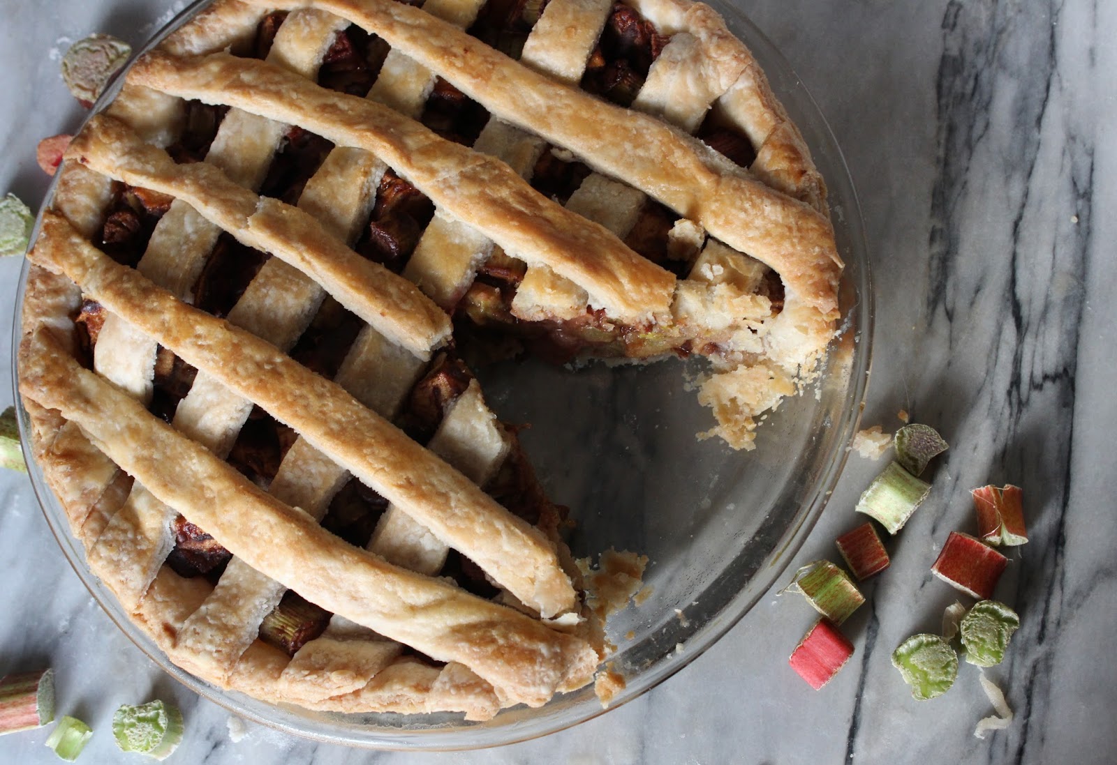 Apple Rhubarb Pie Sugar Free! Healthy For Good