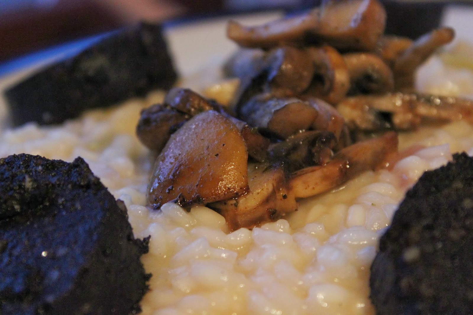 The Twilight Chef Mushroom and Black Pudding Risotto