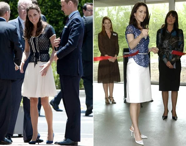 Chanel director Karl Lagerfeld presciently dubbed the willowy brunettes “royal sisters” even before Kate Middleton got married Prince William in 2011. Danish Crown Princess Mary and Kate Middleton