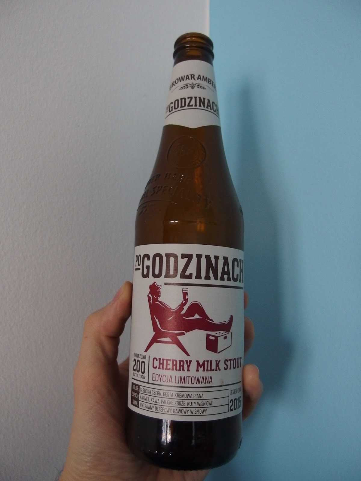 Pamiętnik smakosza Blog piwny Po Godzinach Cherry Milk Stout