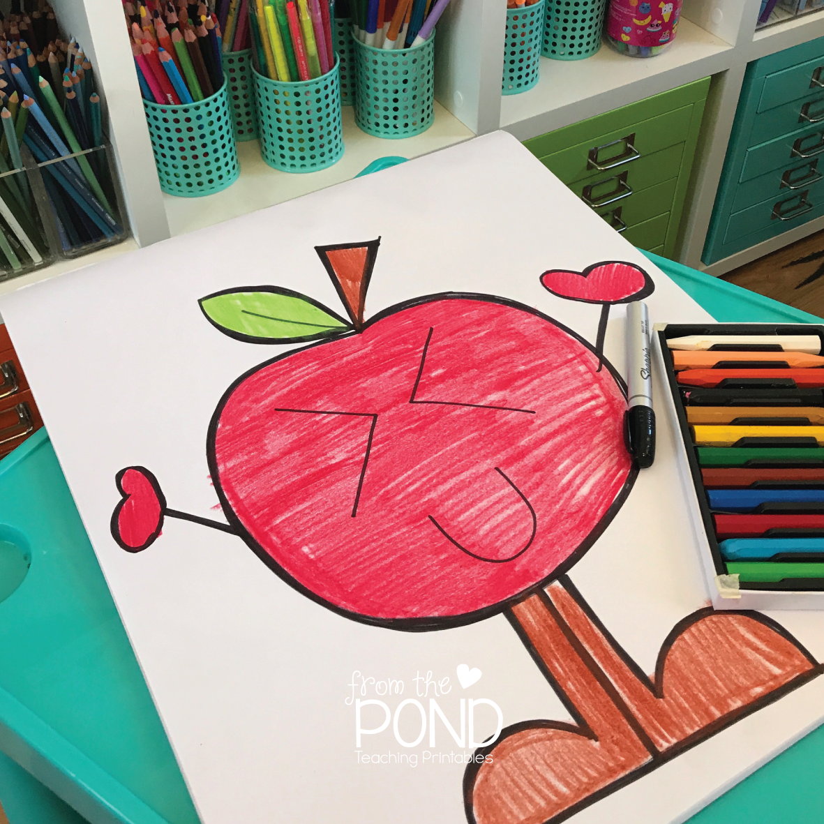 Apple Directed Drawing | From the Pond